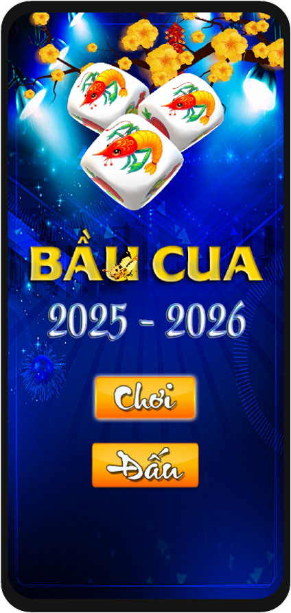 Giao diện chính game Bầu Cua
