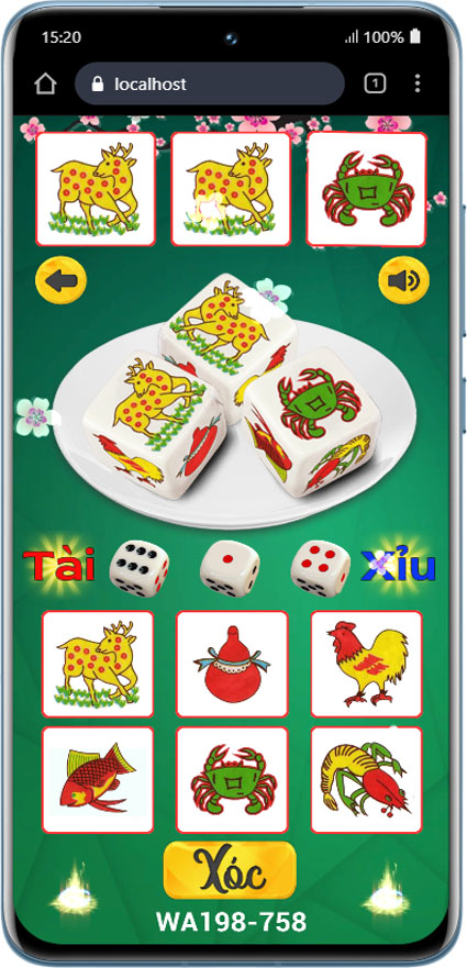 Kết quả xóc đĩa