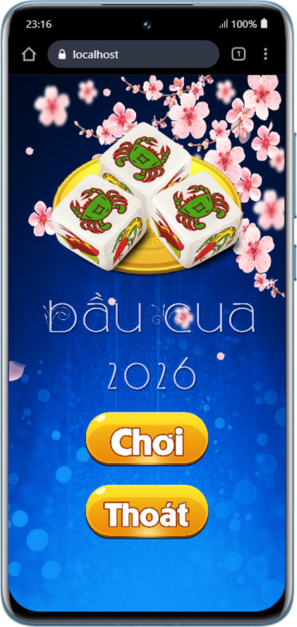 Giao diện chính Bầu Cua 2026