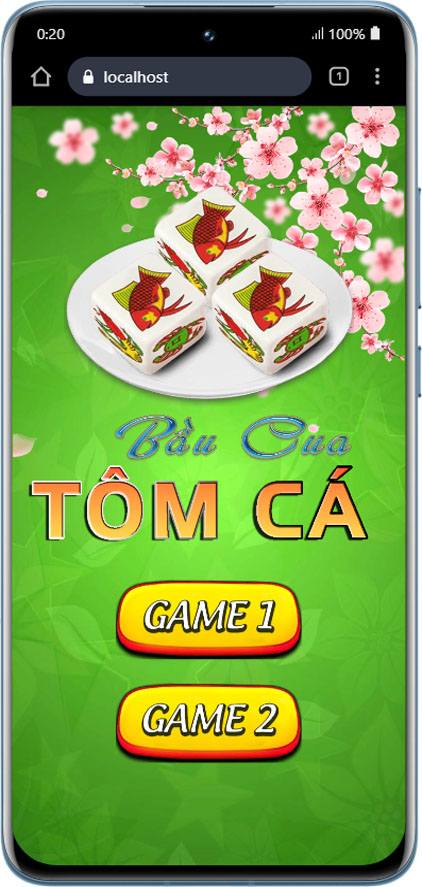 Giao diện chính Bầu Cua Tôm Cá